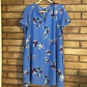 LUSH Blue Floral Dress